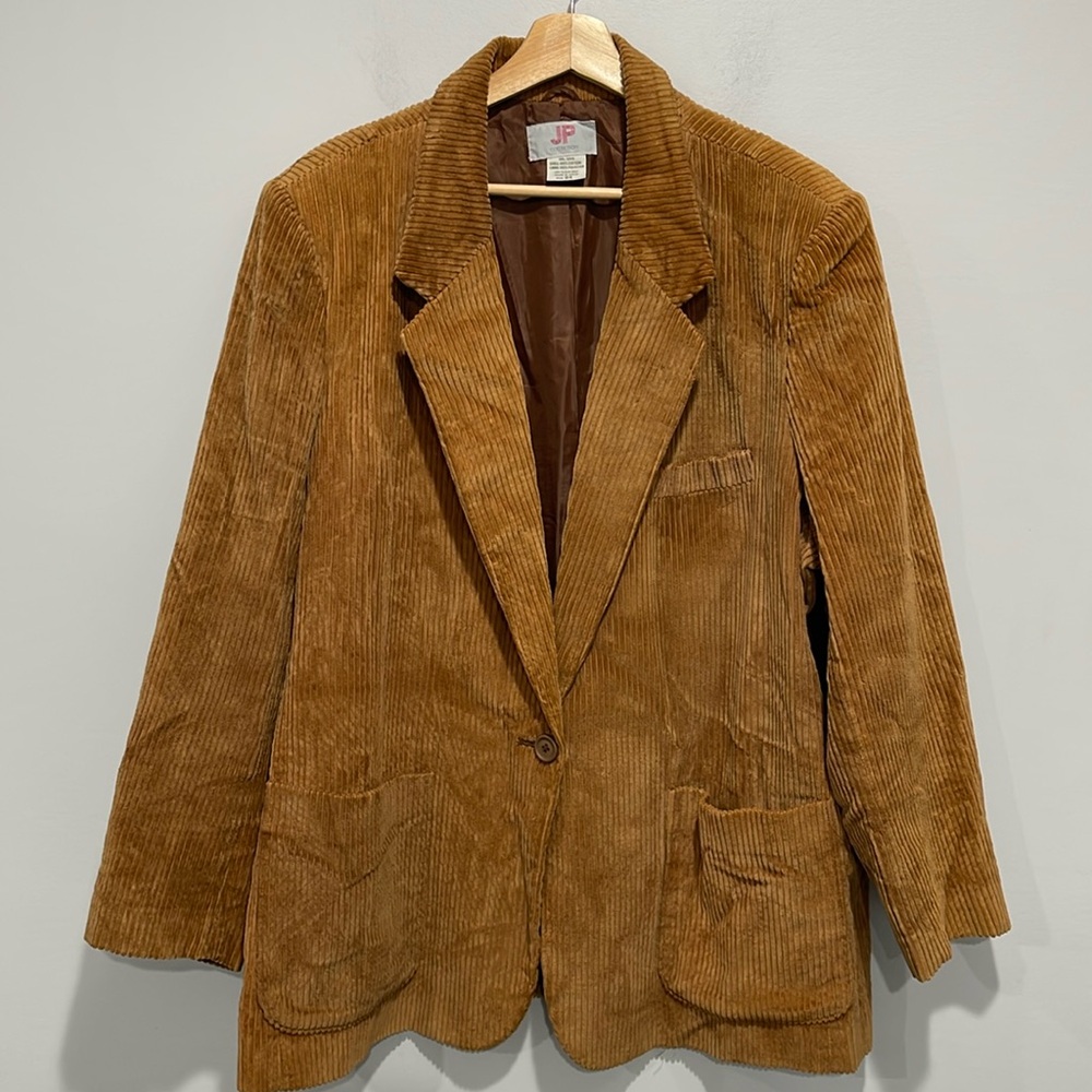 Vintage JP Collection corduroy jacket women’s size 24 bohemian hippie 70s